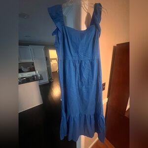 London Times Vibrant Blue Dress